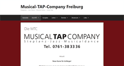 Desktop Screenshot of musical-tap-company.de