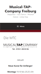 Mobile Screenshot of musical-tap-company.de