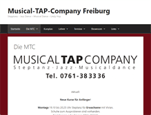 Tablet Screenshot of musical-tap-company.de